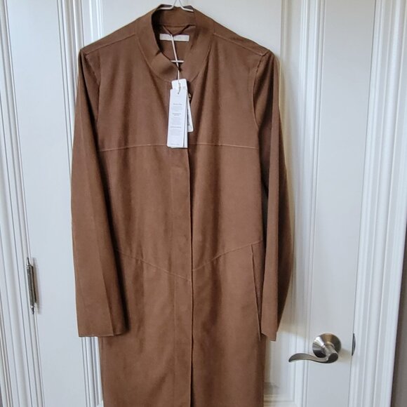 Esprit NWT Brown Faux Suede Jacket - Picture 1 of 15